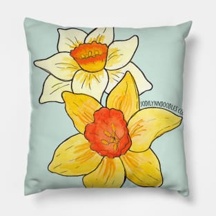 March Birth Flowers - Daffodils Pillow