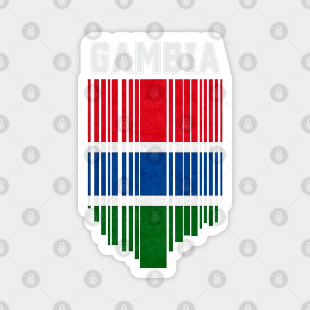 Gambia flag, gambian flag Magnet by eka123