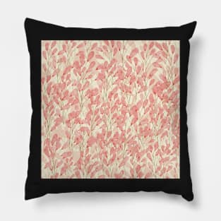 Lovely flower bud pattern in watercolor Pillow