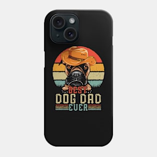 Vintage Best Dog Dad Ever Retro Headband Funny Father's Day Phone Case