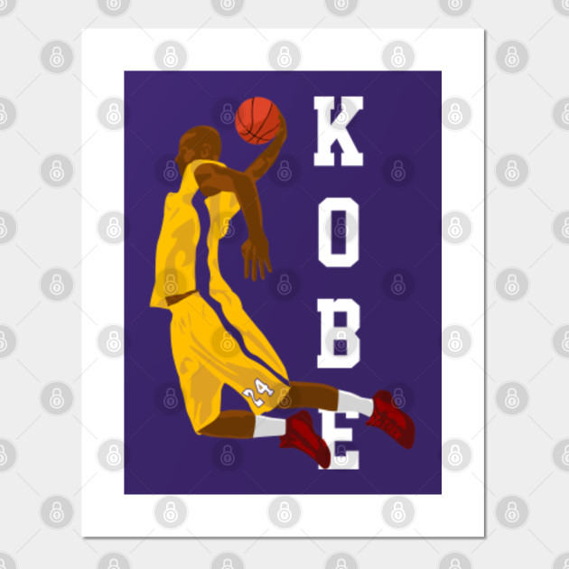 Kobe Bryant Legend Kobe Bryant Lakers Poster Und Kunst Teepublic De