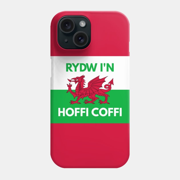 Rydw I'n Hoffi Coffi Phone Case by Jesabee Designs