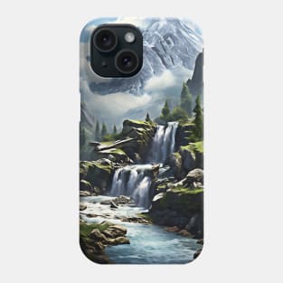 Mountain River Landscape Nature Photography Phone Case
