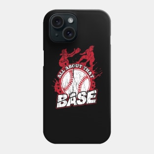 Base Softball Player Phone Case