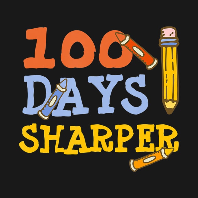 100th Day of School Teacher Student Crayon Pencil Sharper by Kellers