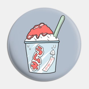 Ramune Shaved Ice cream Pin