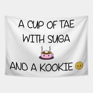 BTS A CUP OF TAE WITH SUGA AND A KOOKIE TSHIRT/ HOODIE/ MUG/ BAG/ CASE Tapestry