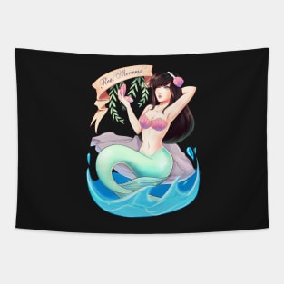 Real Mermaid Tapestry