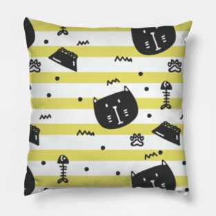 Cat Pattern , Great gift for cats lovers Pillow