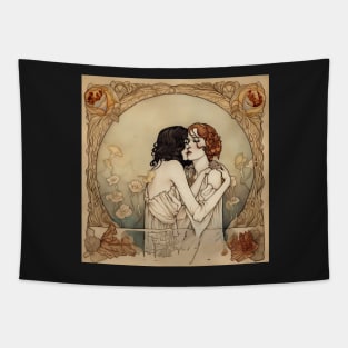 Eternal Love: An Embrace Across Time Tapestry