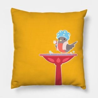 Bird Bath Pillow