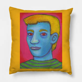 Blonde Selfportrait Pillow