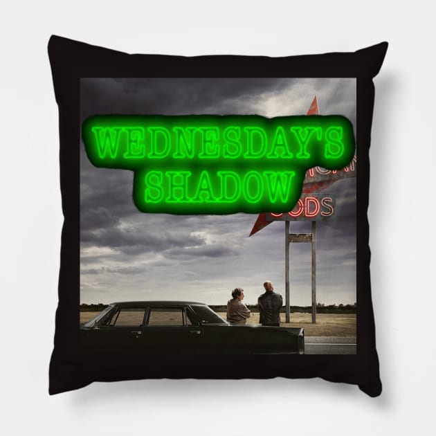 Wednesday's Shadow: the American Gods Podcast Pillow by SouthgateMediaGroup