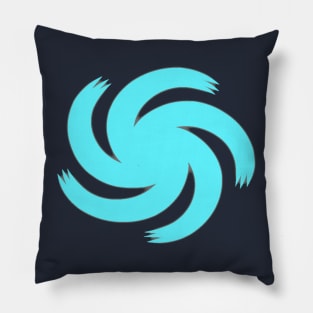 SPORE - Logo Neon Blue Pillow