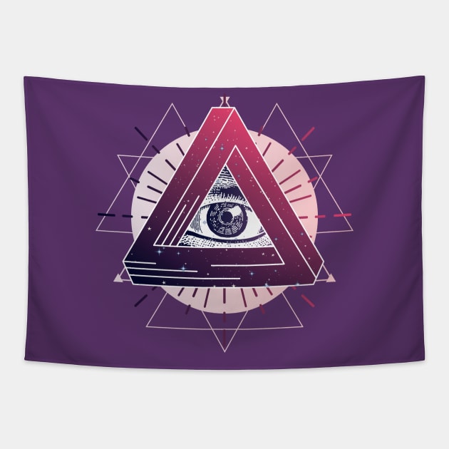 Mystic Eye  Design Tapestry by LR_Collections