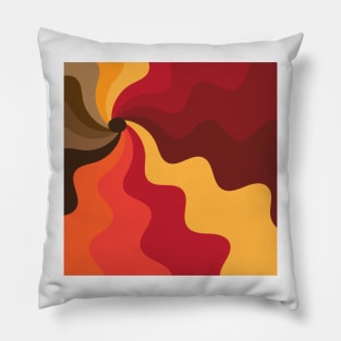 Fiery End of the Day Pillow