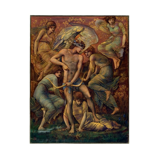 Cupid’s Hunting Fields, Surrounded by Women 1885 Edward Burne-Jones by rocketshipretro