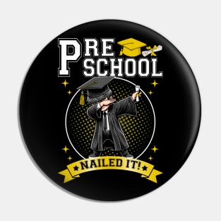 Dabbing Graduation Boys Preschool Nailed It Class Of 2024 Pin