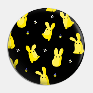 Yellow bunnies Pin