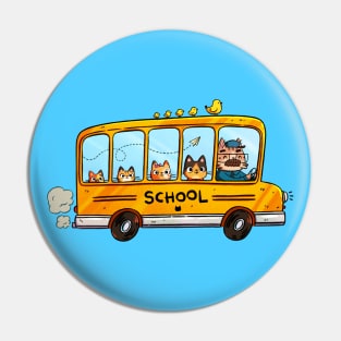 School Bus Pin