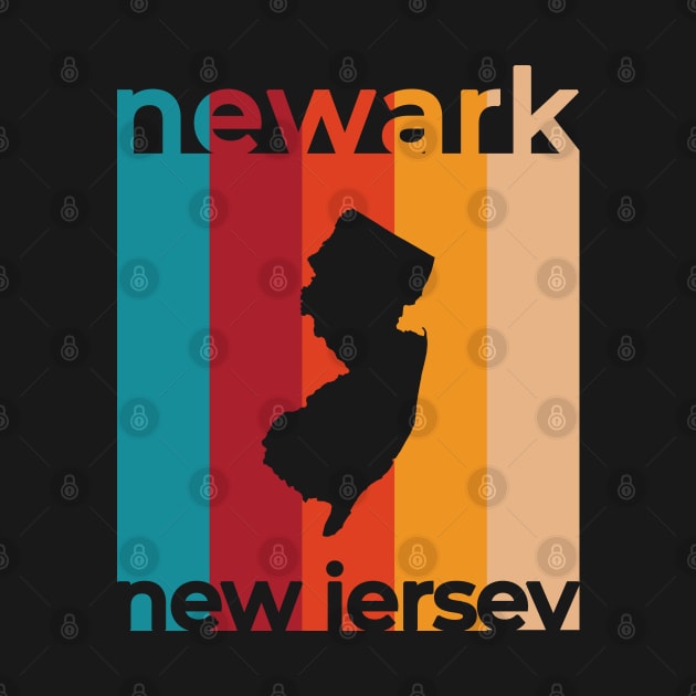 Newark New Jersey Retro by easytees