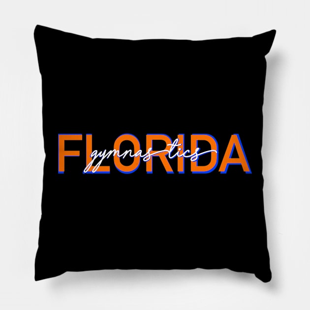 FLORIDA GYMNASTICS Pillow by jordynslefteyebrow