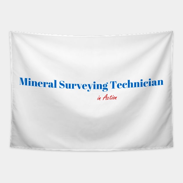 Mineral Surveying Technician Job Tapestry by ArtDesignDE