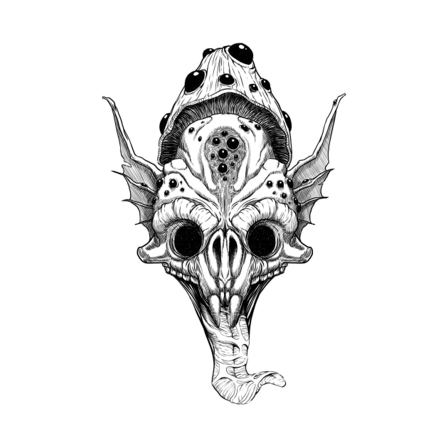 Goblin Skull by Danderfull