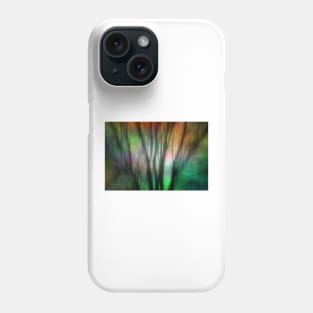 Abstract Winter Trees Phone Case