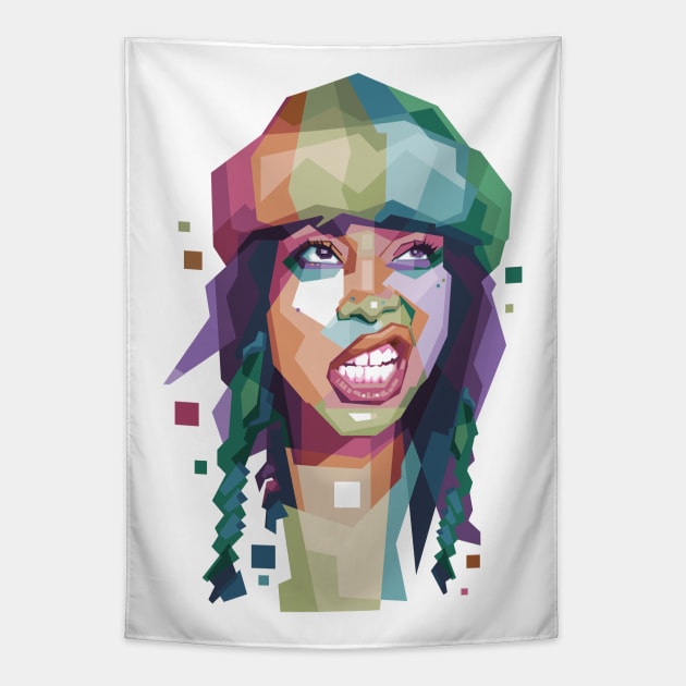 Queen of Neo-Soul Tapestry by Alkahfsmart