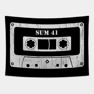 Sum 41 - Vintage Cassette White Tapestry