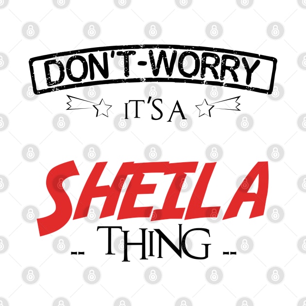 Don't Worry, It's A Sheila Thing, Name , Birthday, given name by sketchraging