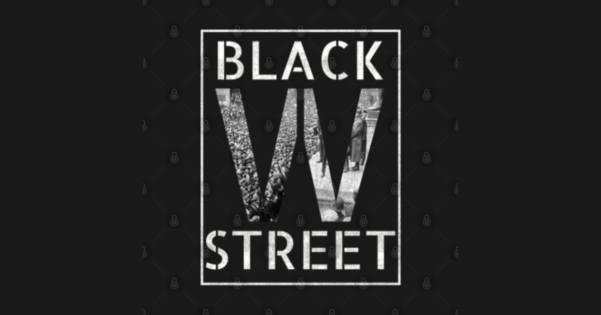Black Wall Street Black Wall Street Sticker TeePublic