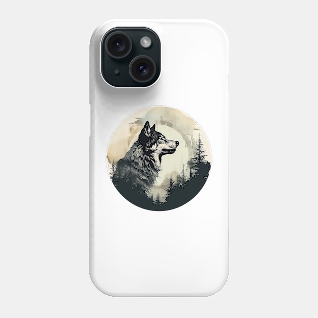 Alpha Aesthetics: The Lone Wolf Vibe Phone Case by Iron Creek