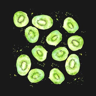 kiwi watercolor pattern T-Shirt