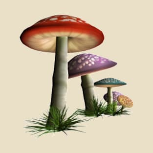 Colorful Mushrooms T-Shirt