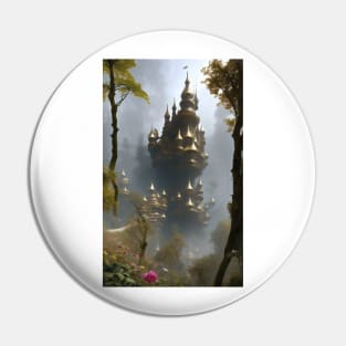 Parnassus Fantasy Forest Castle In The Foggy Woods Pin