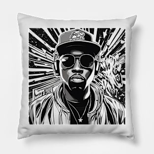 hip hop artwork Pillow