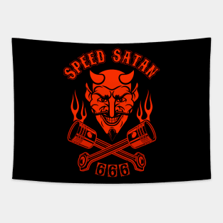 Speed Satan (Colour) Tapestry