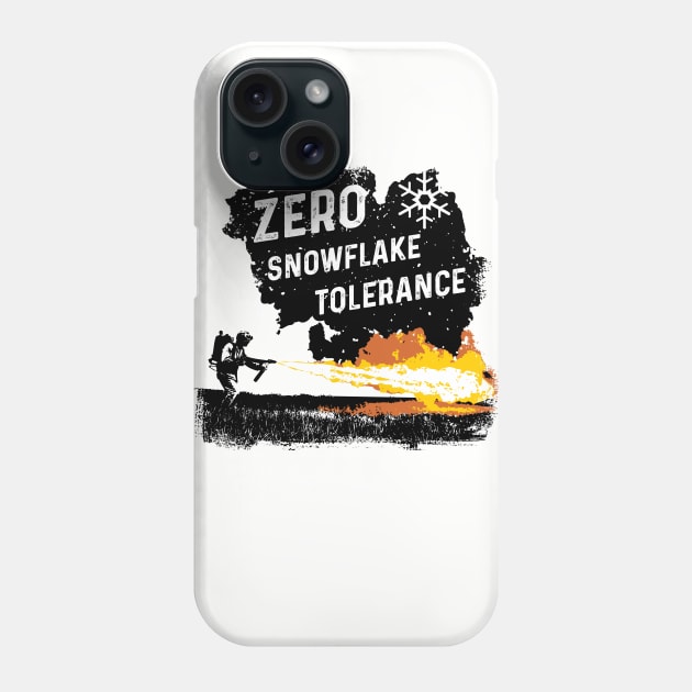 Anti Snowflake Zero Tolerance Phone Case by atomguy