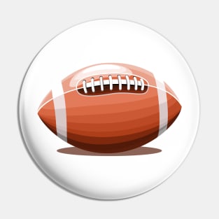 American football ball Pin