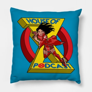 The Red Queen of X Logo 1 Pillow