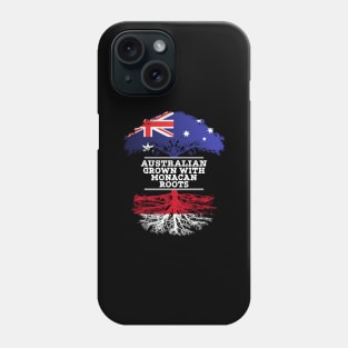 Australian Grown With Monacan Roots - Gift for Monacan With Roots From Monaco Phone Case