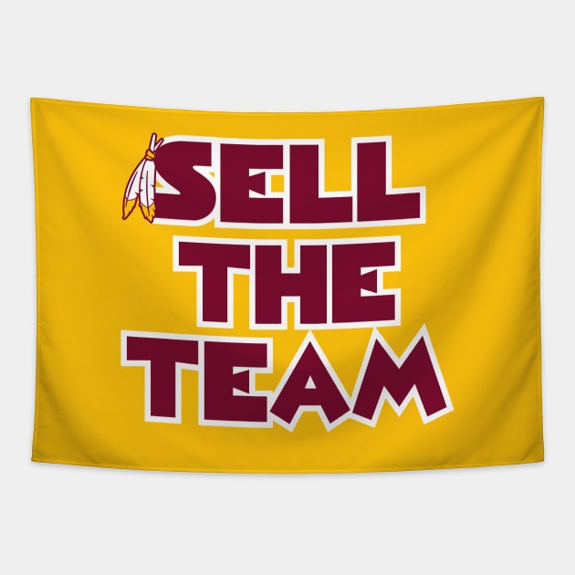 Sell The Team - Yellow Tapestry by KFig21
