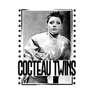 Cocteau Twins / 80s Styled Aesthetic Design T-Shirt