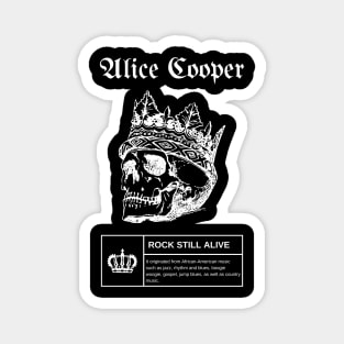King Vintage Alice Cooper Magnet