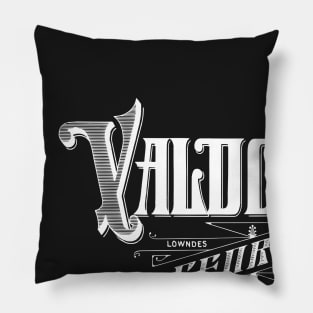 Vintage Valdosta, GA Pillow