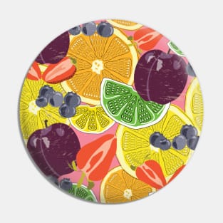 Rainbow of Fruit Pin