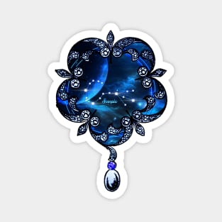 Zodiac constellation scorpio Magnet