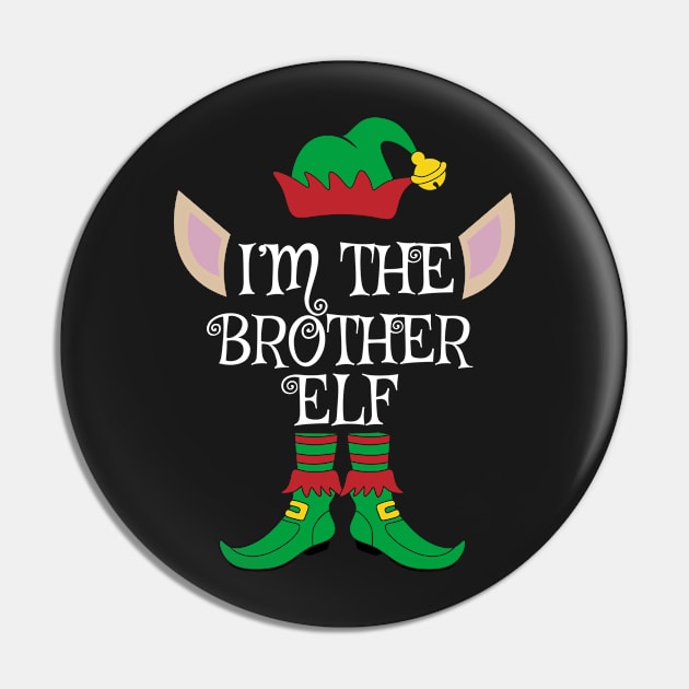 I'm The Brother Christmas Elf Pin by Meteor77